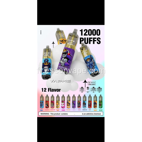 Best 12000 Puffs vapme jetable vape en gros